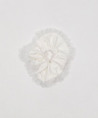 WEGO Lスウェットフリルシュシュ オフホワイト