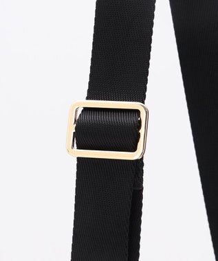 LA BAGAGERIE ダブルフロントポケットショルダー ブラック