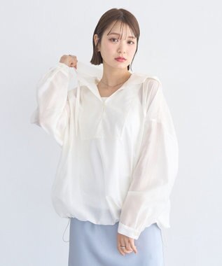 earth music&ecology アノラックフーディ Off White