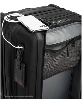 TUMI ALPHA インターナショナル・デュアル・アクセス・4ウィール・キャリーオン スーツケース（機内持ち込みサイズ） ブラック