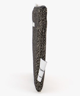 GRACE CONTINENTAL Fabricフラットポーチ-AW ゴールド