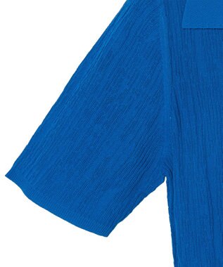 JOSEPH クリンクルヴィスコース　ポロトップ Siam Blue