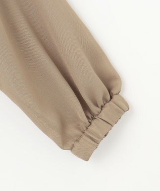 自由区 【洗える】メッシュ ブルゾン シナモン