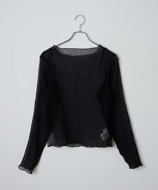 WEGO シアープリーツメロウロンT ブラック