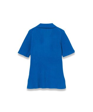 JOSEPH クリンクルヴィスコース　ポロトップ Siam Blue