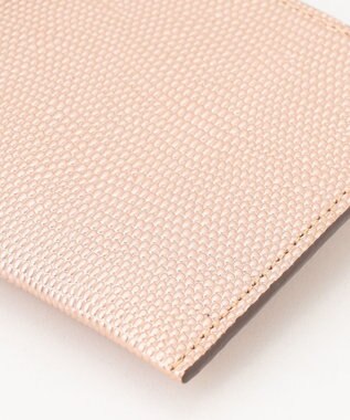 airlist 【薄型・軽量】単カードケース付き長財布  LUNA  Metallic  ルナメタリック メタリックピンク