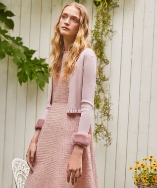 TOCCA BOOM KNIT ボレロ ピンク系