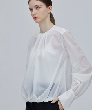 BEIGE， LISE / バルーンブラウス Ecru