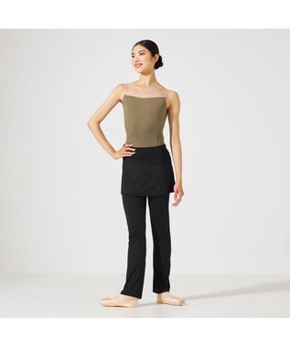 Chacott 【Nela ライン】ロングパンツ ブラック