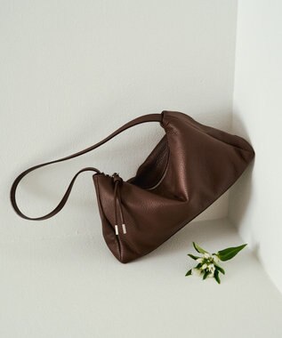 russet レザー2WAYショルダーバッグ(CE-1629) D.Brown