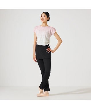 Chacott 【Nela ライン】ロングパンツ ブラック