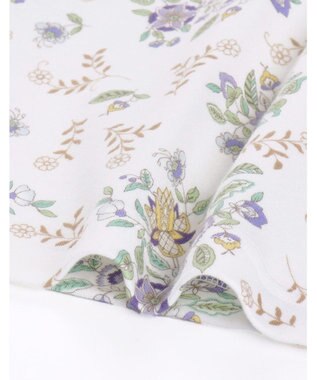 WACOAL ワコール_リラックス＆スリープ パジャマ 綿100%(本体) あったか 長袖 長ズボン ミントン レディース NDW456 /ワコール ホワイト