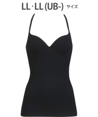 WACOAL 【GOCOCi ゴコチ】 カップ付きインナー ぴったりフィット ズレにくい 洗濯機洗い可能(ネット使用) ブラキャミソール ブラトップ レディース ノンワイヤー UGG122 /ワコール ブラック