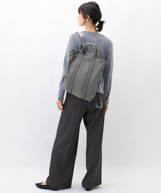 ACE BAGS & LUGGAGE W&.Day/Night レポ 2WAYトート A4サイズ 19171 ダブルアンドデイナイト グレー