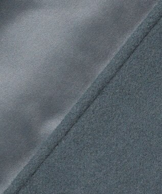 J.PRESS LADIES ショートビーバー ミディ丈 スタンドカラー コート ティールブルー系