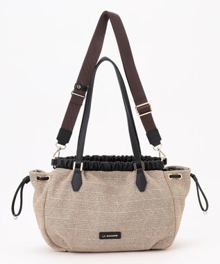 LA BAGAGERIE シャーリング2WAYサマーバッグ グレージュ