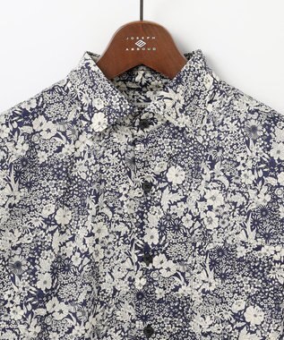 JOSEPH ABBOUD 【英国・リバティ社】リバティ 半袖シャツ ネイビー系6