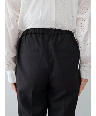 Green Parks きれいシルエットパンツ（テーパード） Black