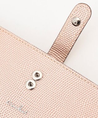 airlist 【薄型・軽量】単カードケース付き長財布  LUNA  Metallic  ルナメタリック メタリックピンク