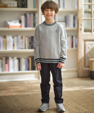 J.PRESS KIDS 【100-130cm】ツイル フルレングスパンツ ネイビー系