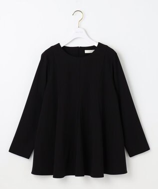 ANY SIS L 【洗える】セレモニーダブルクロス ブラウス ブラック