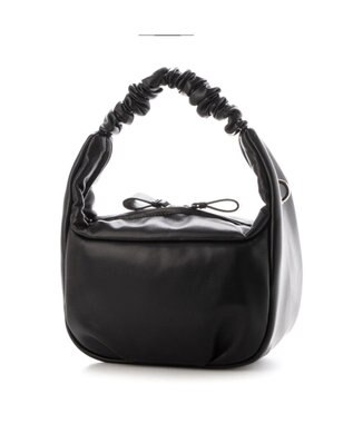 UNBILLION kakatoo ギャザーハンドル2wayバッグ ブラック