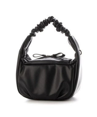 UNBILLION kakatoo ギャザーハンドル2wayバッグ ブラック