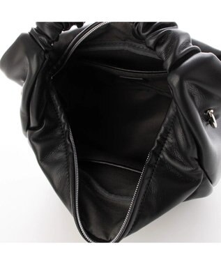 UNBILLION kakatoo ギャザーハンドル2wayバッグ ブラック