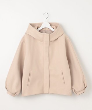 Feroux 【古畑星夏さん着用】パフスリーブフード アウター ベージュ系