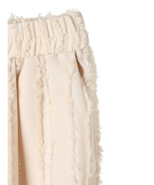 Green Parks ・ＡＮＤ　ＳＥＡＲＣＨ　フリンジストライプパンツ Ivory