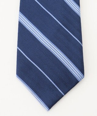 J.PRESS MEN 【STRUCTURE MIX COLLECTION】レジメンタル ネクタイ ダルブルー系1