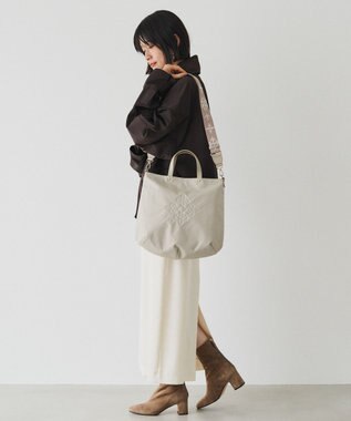 russet 《15か月連続！ブランド月間ランキング1位》コーデュラナイロン 2WAYトートバッグ(CE-1404-WEB) L.Greige