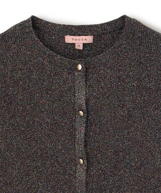 TOCCA SPARKLE TOUCH KNIT カーディガン ブラック系