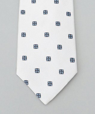 GOTAIRIKU 日本縫製/オリジナル柄【Fermo Fossati】ネクタイ_小紋柄 アイボリー系8