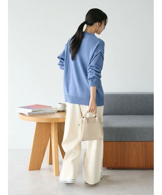 CRAFT STANDARD BOUTIQUE ガンジーニットプルオーバー Blue