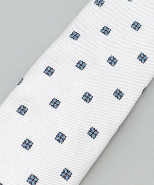 GOTAIRIKU 日本縫製/オリジナル柄【Fermo Fossati】ネクタイ_小紋柄 アイボリー系8