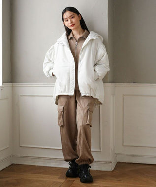 Green Parks ・ｓｗｉｎｇ　ｂｙ　モンスターパーカーコート Off White