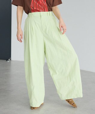 CRAFT STANDARD BOUTIQUE コットンナイロンカーブパンツ Light Green