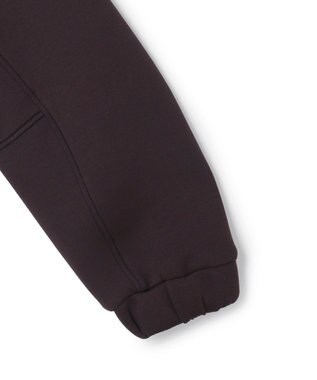 UNFILO L 【野呂佳代さん着用】BEAUTY FORM JERSEY+ ZIPブルゾン ブラウン