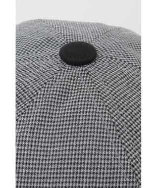 DAKS DAKS GOLFハウンドトゥース ハンティングキャップ ブラック