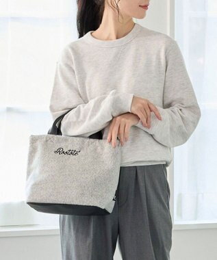 ROOTOTE 3653【2way】SC.スクエア.ウールムジ-A 01：アイボリー