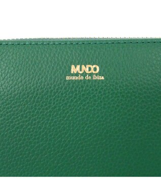 IBIZA MUNDO　牛革　ラウンドファスナー長財布 緑