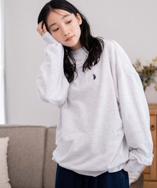 WEGO U.S. POLO ASSN.|別注ワンポイントスウェットプルオーバー グレーその他