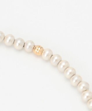 23区 ウッドパールネックレス ホワイト系