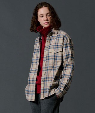 JOSEPH ABBOUD MOUNTAIN 【オーガニックコットン/ソフト】ムリネチェック シャツ