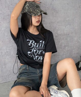 WEGO グラフィックストッパードロストショートT ブラック