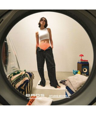 WACOAL MEN レディース <STUDIO SEVEN>コラボ 【PANTS HOLIC】 ショーツ ボーイレングス 2色セット ワンサイズ(S-LL) 立体成型 適度なフィット感 下着 GP8777 /ブロス ブラック