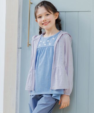 組曲 KIDS 【110-140㎝】 オパールレーシーパーカー