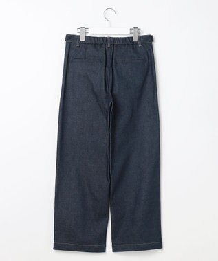J.PRESS LADIES L 【WEB限定カラーあり】ハイパワーデニムツイル ワイドパンツ インディゴ系