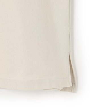 23区 【SLOW】コンパクトシングルジャージー ラガーシャツ フロスト×アイボリー